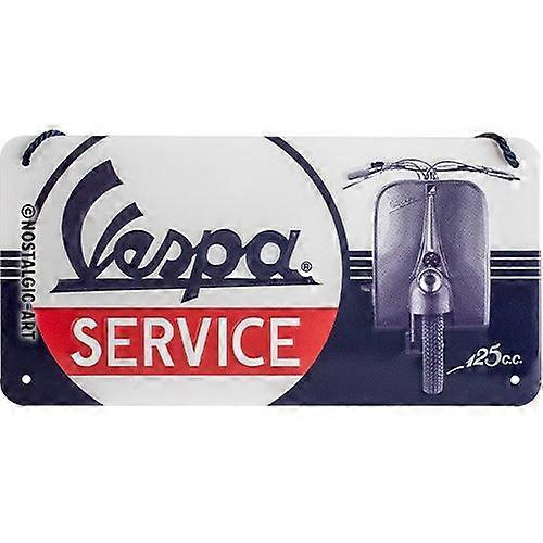Nostalgic-Art Hanging Sign (10x20cm) - Vespa Service