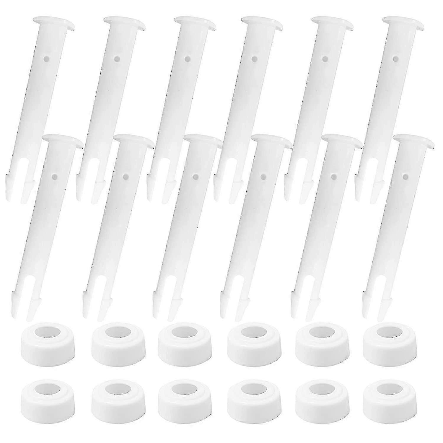 12 Pcs Pool Pins Replacement Plastic Seals for Pool Frame (12pcs)