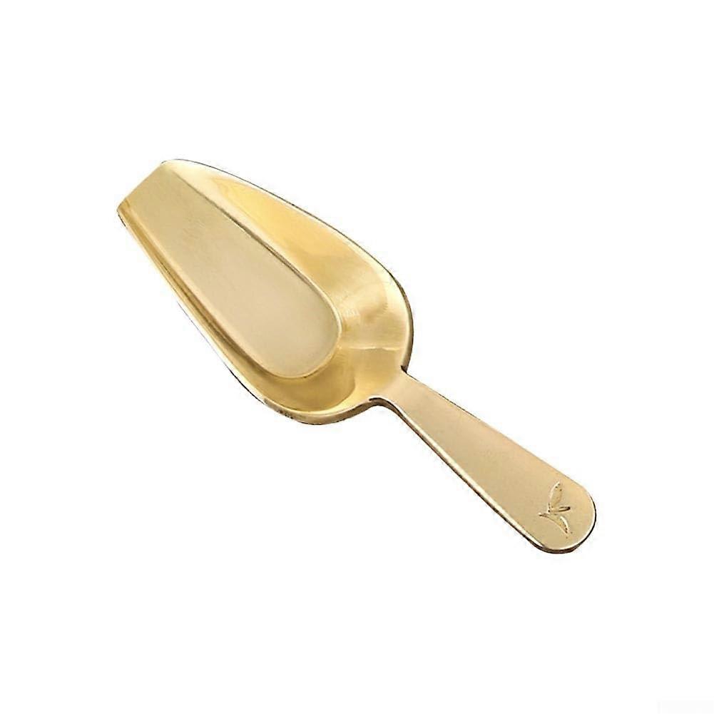 Brass Measuring Spoon for Scooping Tea Leaves, Sugar, and Spices - Functional Kitchen Tool in Elegant Design