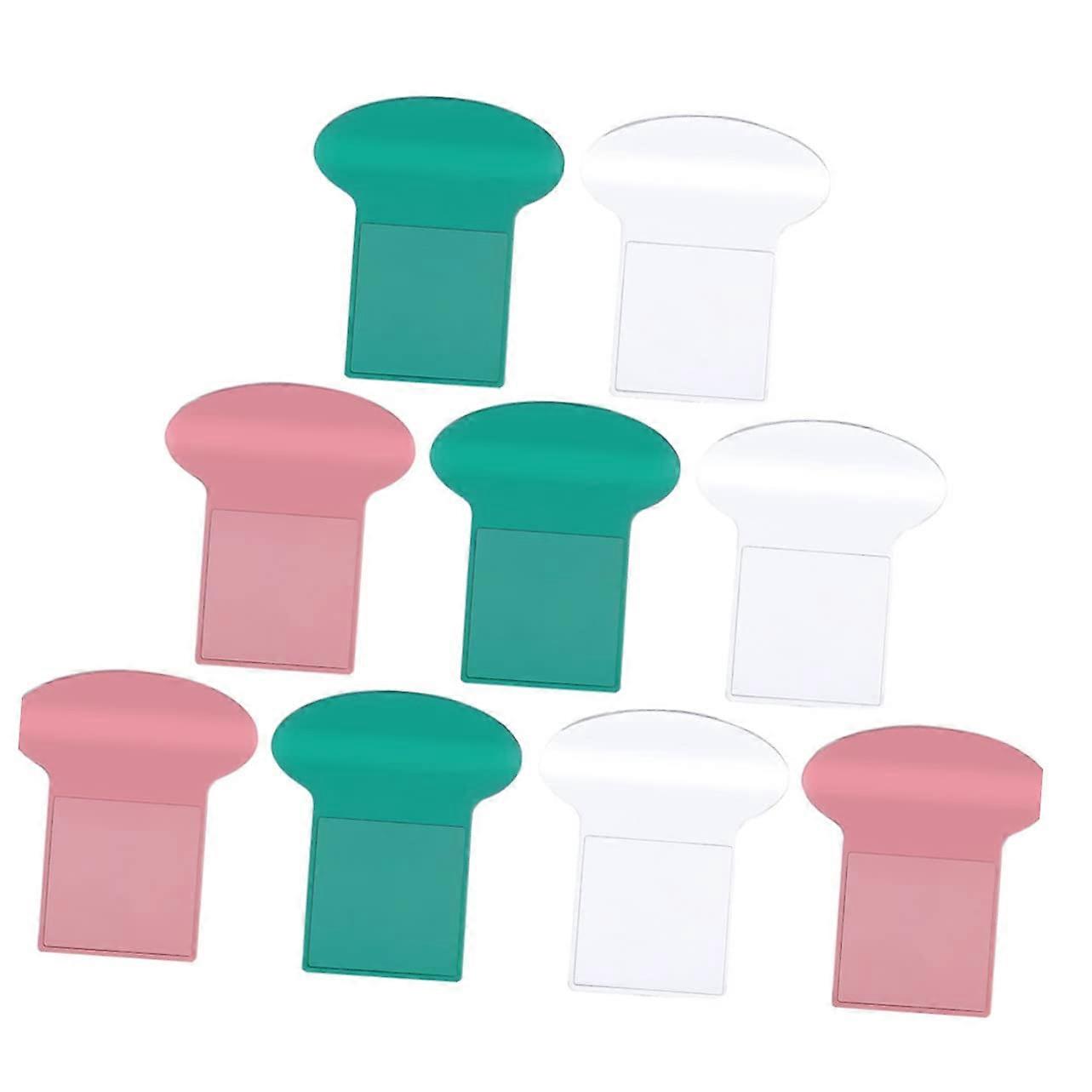 9 pieces of toilet seat lifter hygienic toilet accessories and transparent practical and spacesaving for WC seats