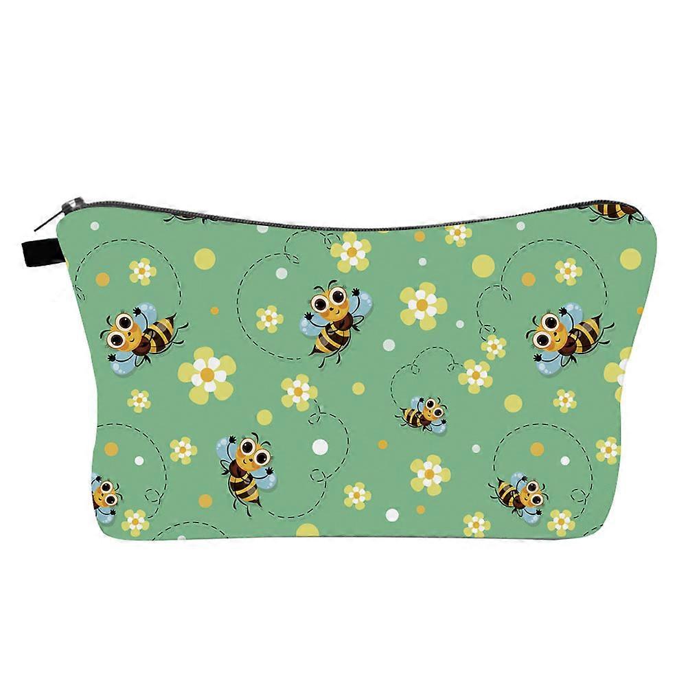 Toalettartiklar Sminkväska Kosmetisk väska Kvinnor Utomhus Resor Rektangulära Polyester Svamp Organisering 1st