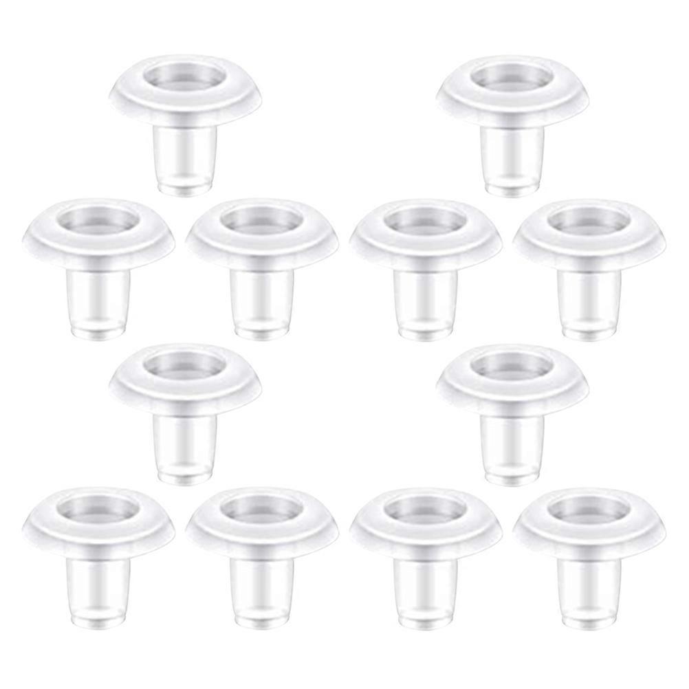 Clear Plastic Blind Clips Prevent Sliding Bottom Rail Ladder Cord Button Plug For Home Decoration 50Pcs