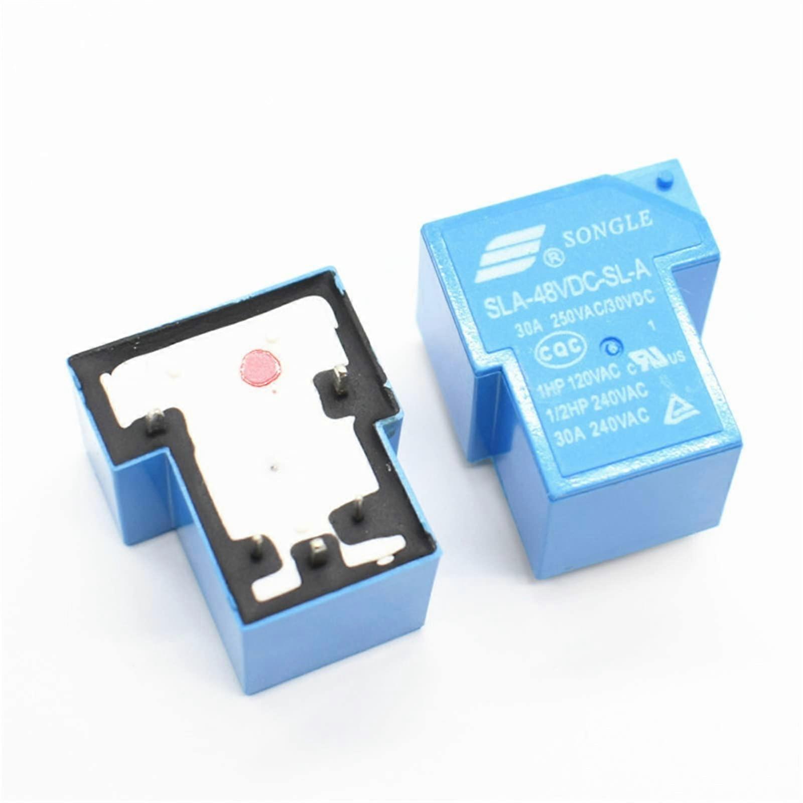 SLA-48VDC-SL-A Power Relay 48V 30A 5PIN T90 Model for Automotive and Industrial Applications