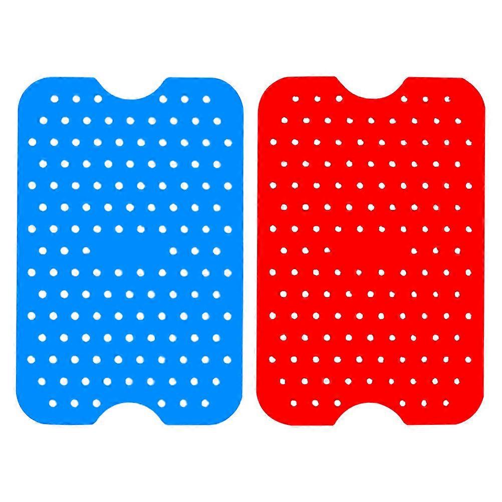 Heat Resistant Silicone Mat Easy Cleaning Dishwasher Safe Rectangular 20X13X0.1CM 2Pcs