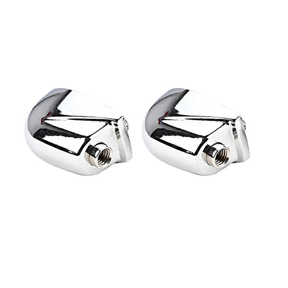 Alloy Drum Connectors Silver Color for Tom Snare Drum Music Practice 2Pcs