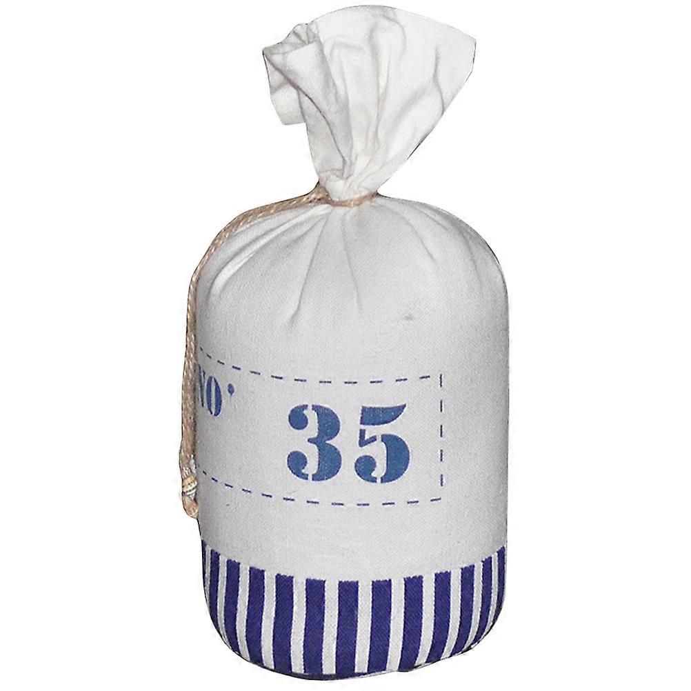 Decorative Door Stopper Mediterranean Style Cloth Anti-Slip Prevent Collision 25x13cm 1Pcs