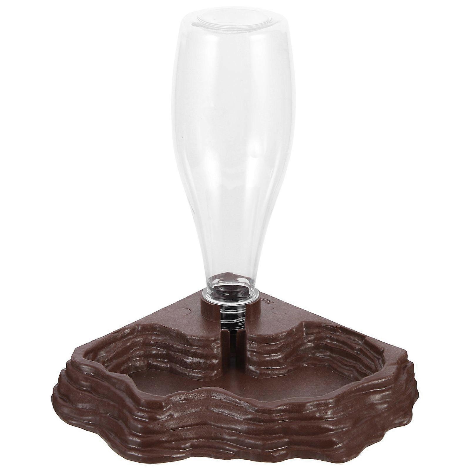 Household Reptile Water Dispenser Convenient Tortoise Waterer Reusable Reptile Waterer