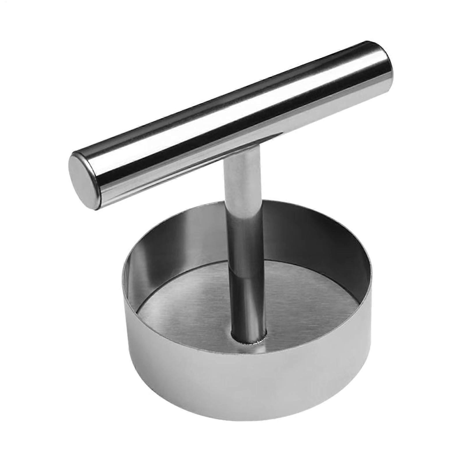 Manual Burger Press Stainless Steel Smasher Tool with Non-Stick Surface and Comfortable Handle for Home and Restaurant Use