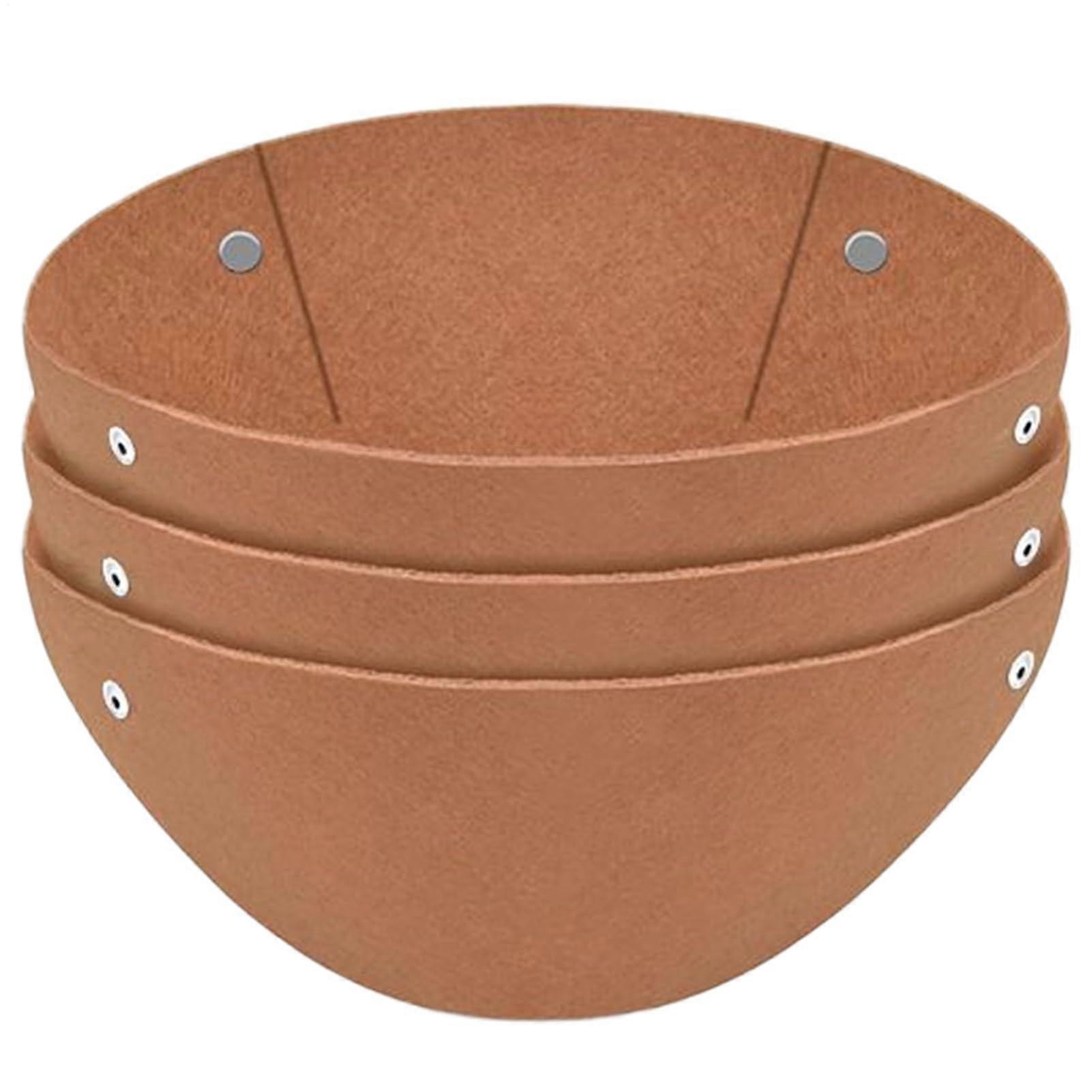 花园篮盖 带 3 个圆形排水附件的毛毡 40.6 厘米