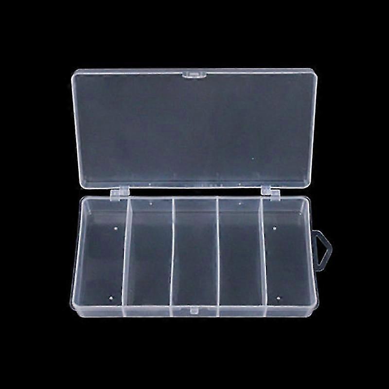 5 مقصورات الصيد معالجة صندوق تخزين حالة ذبابة الصيد إغراء ملعقة هوك الطعم حالة صناديق أدوات الصيد الملحقات