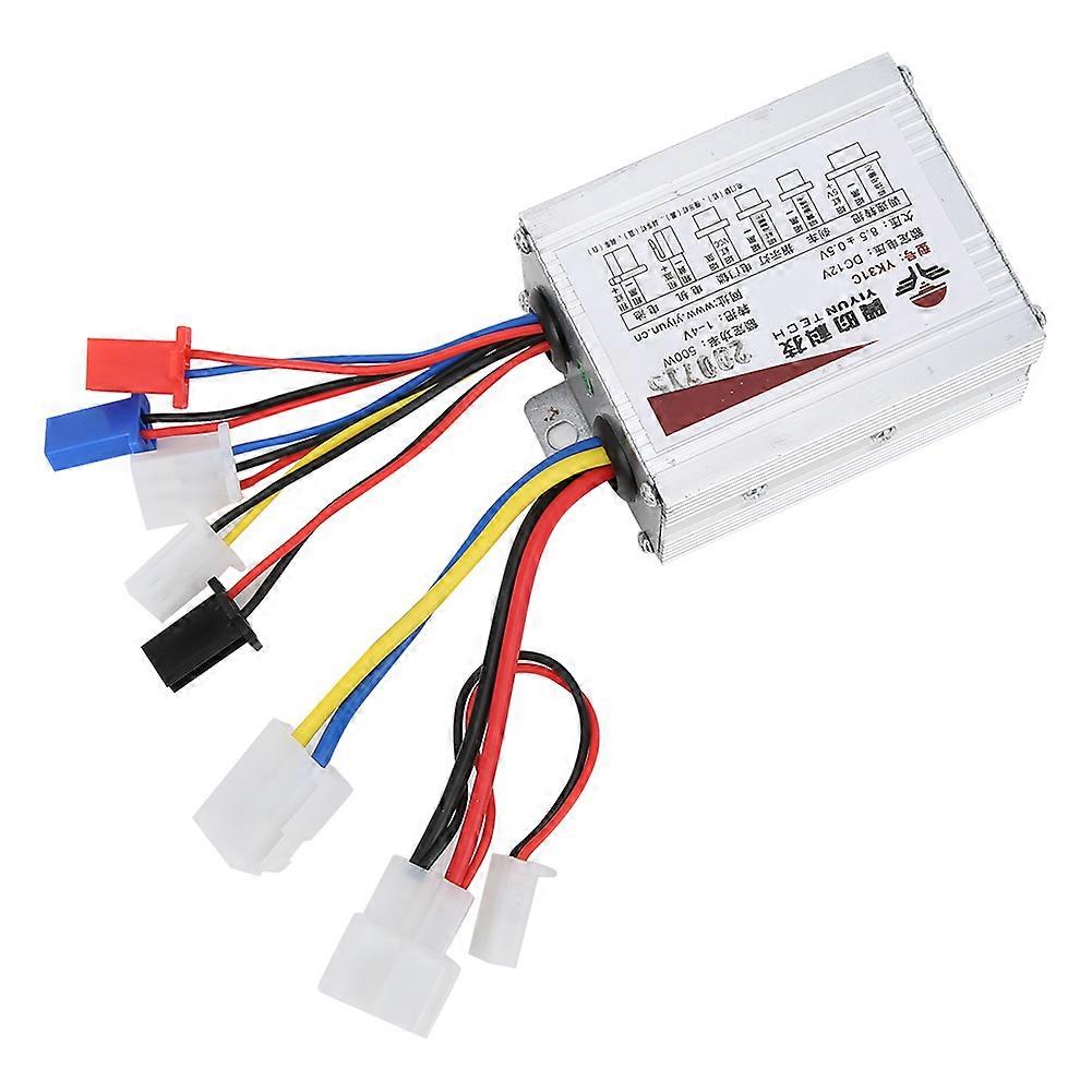 12V 500W Brushed Motor Controller Aluminum Alloy Shell Electric Bicycle Scooter Accessory