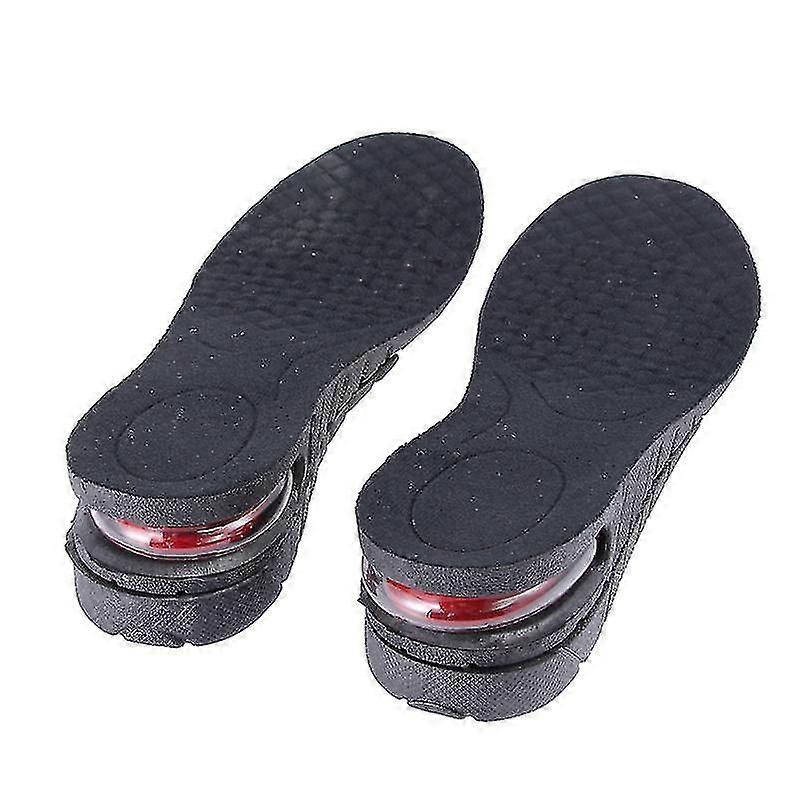 Increased Insoles, Comfortable Rubber PU Insoles for Height Boost (1 Pair)