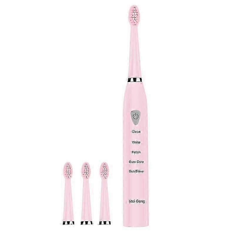 electric toothbrush heads compatible replacement brush modes cleaning pink
