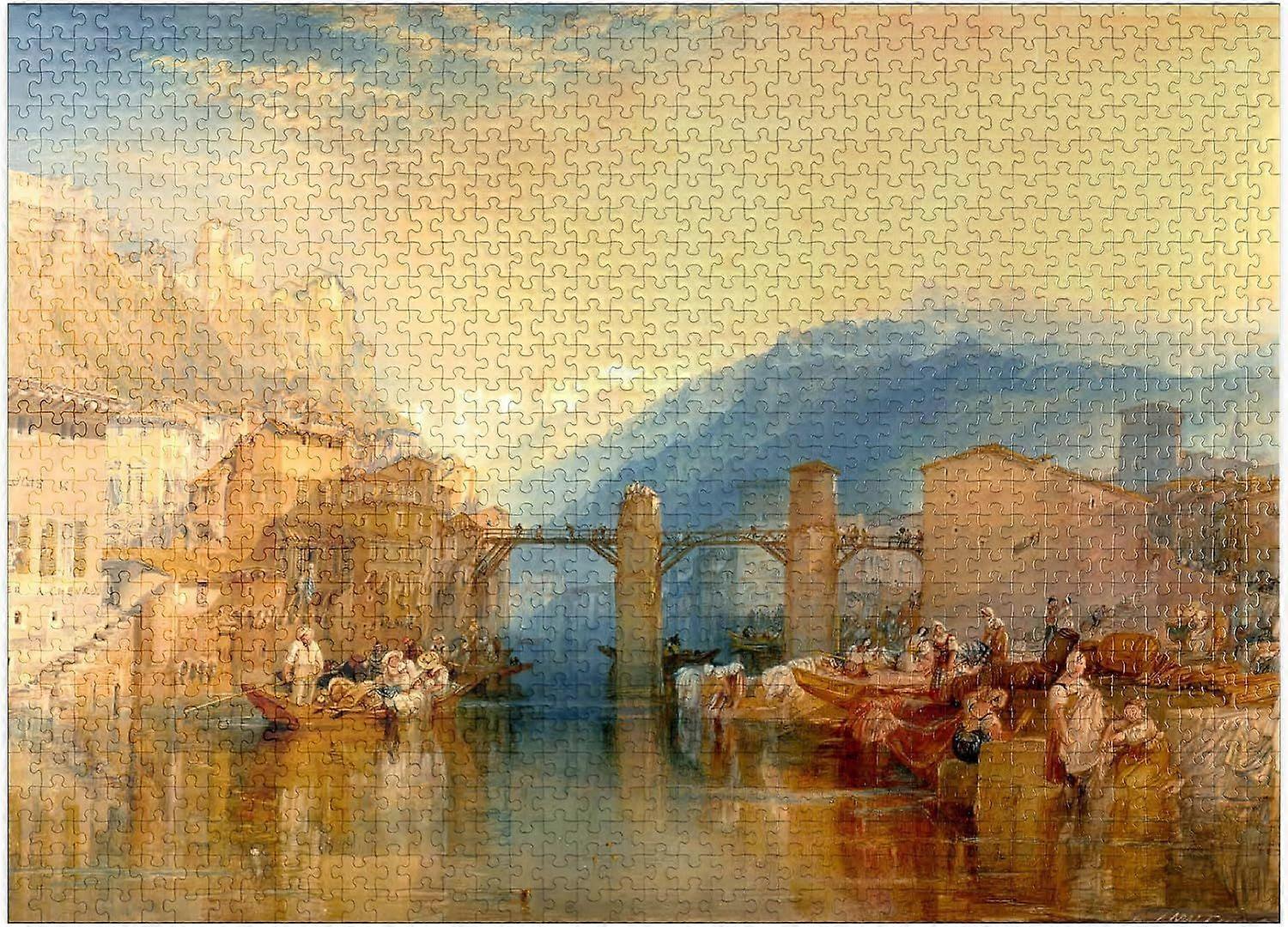 Grenoble Bridge - Premium 1000 bitars pussel stil 781