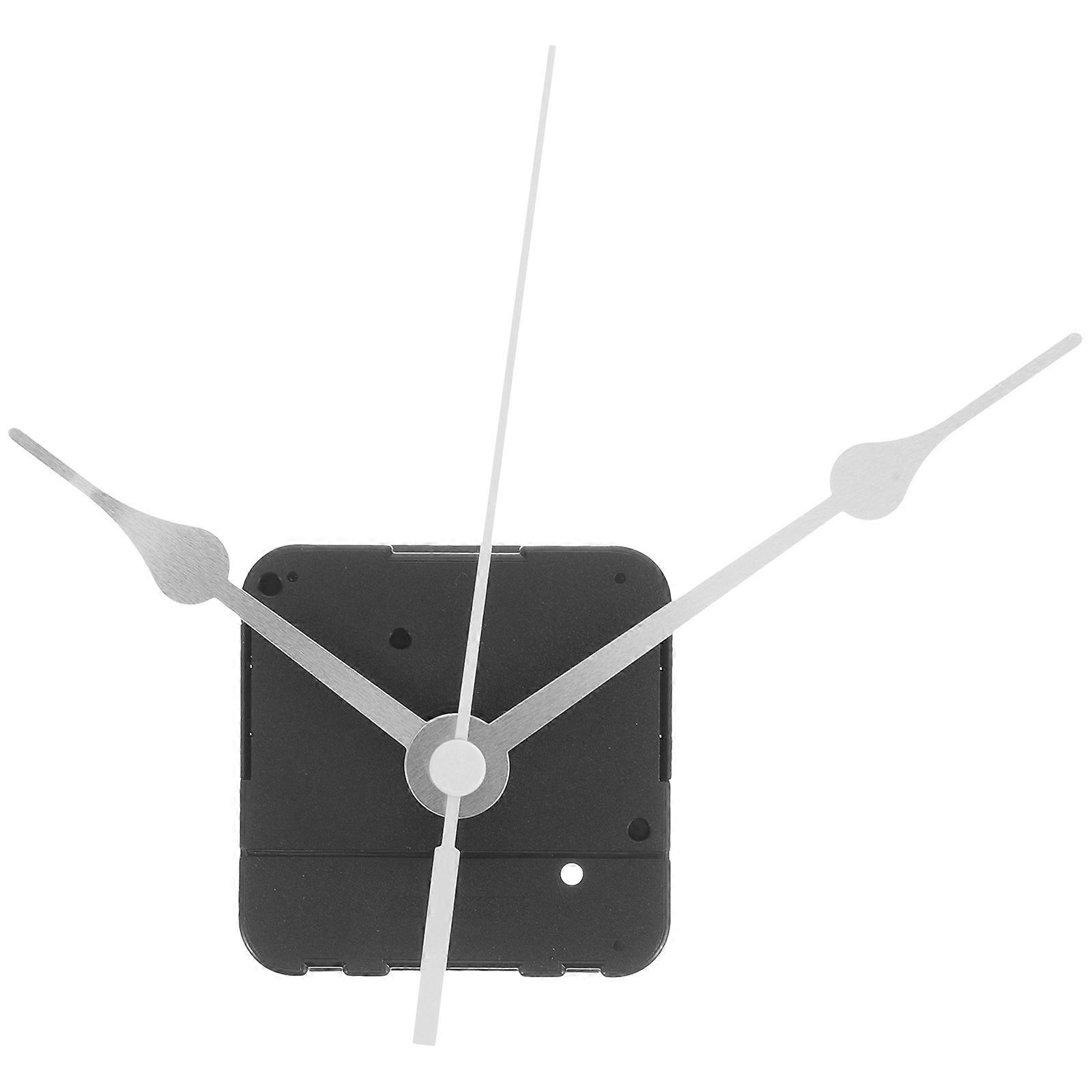 Backwards Clock Movement Replacement Clock Mechanism For Diy Lovers Home Decoration 9316 Silver Hands 1 Set