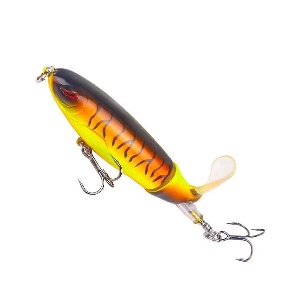Rotating Fishing Lure Fishing Equipment High-strength Hooks Aspius Yellow Perch 10.00X2.00X2.00CM Vivid Appearance 1Set