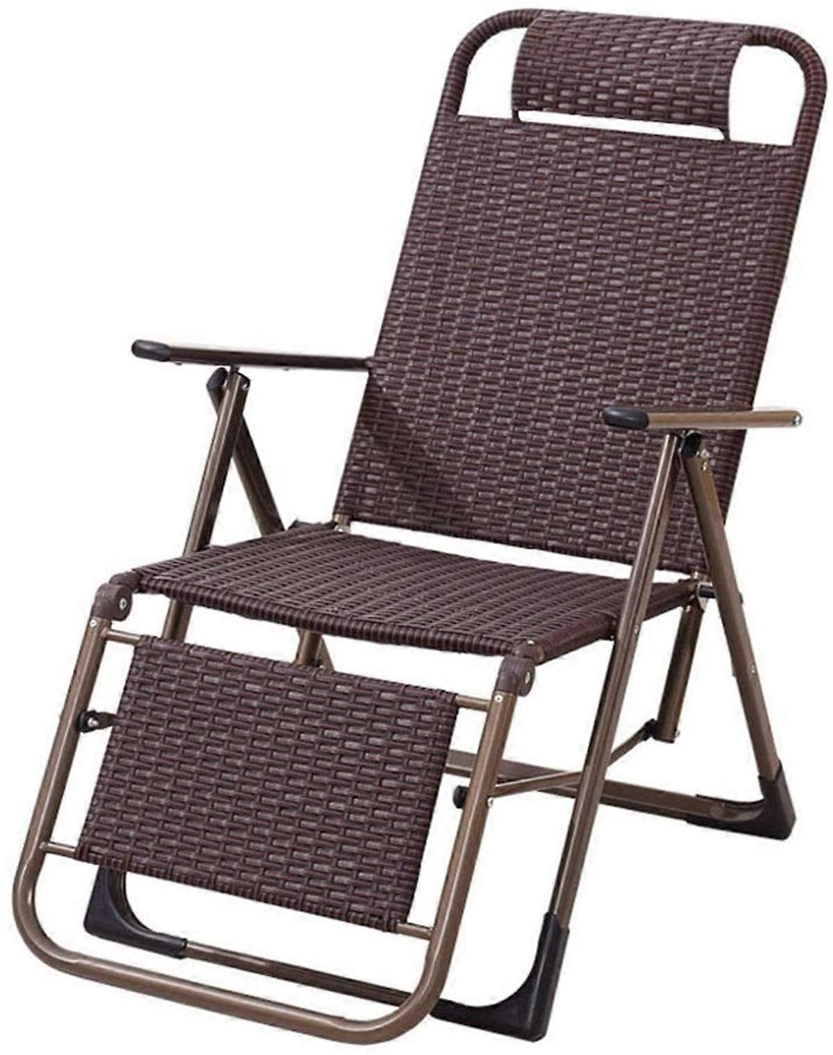Adjustable Zero Gravity Folding Reclining Lounge Chair with Padded Headrest