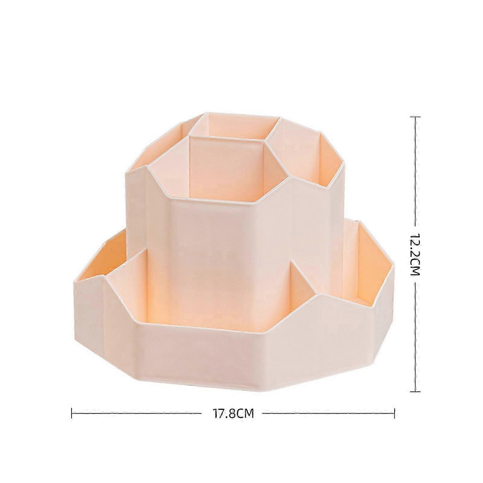 Rotating Pen Holder, Desk Organiser with 9 Compartments, Improved Large Capacity 360 Rotatable, Can Hold Pencils and Colouring Pencils Various Station