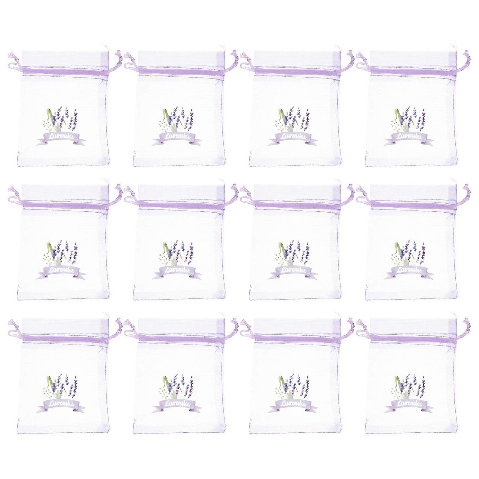 Lavender Sachet Bags Empty for Daily Use 20Pcs Drawstring Mesh Pouches