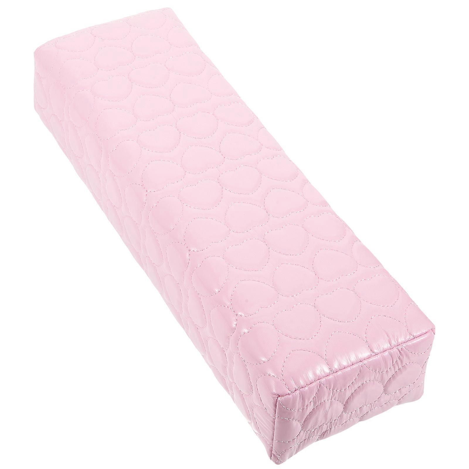 Handrest For Nails Manicure Hand Pillow Rectangular PU Leather Sponge Home Use 1Pcs