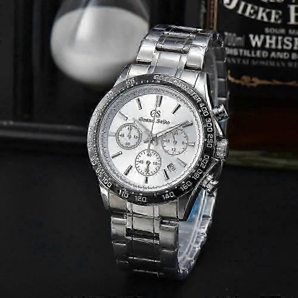 New Slgc001g Tentagraph 9 Steel Strap Chronograph Quartz Aaa Watch For Men