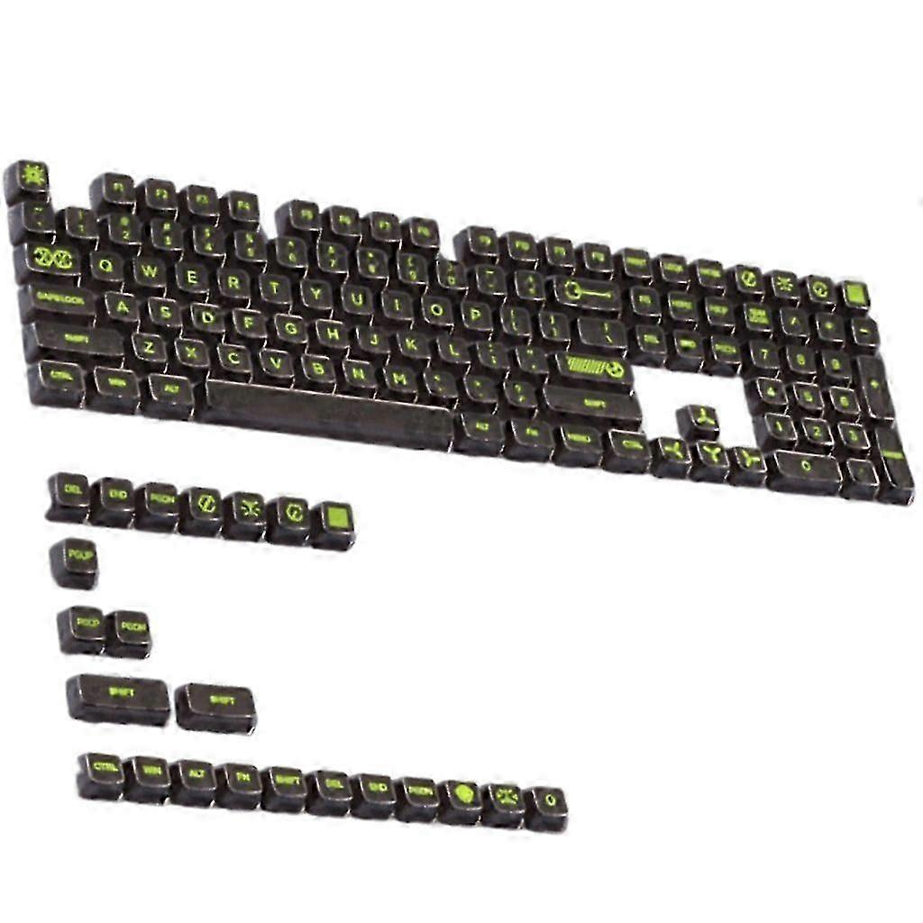 Quality 131-Key Clear Keycaps Set for Mechanical Keyboards - Classical Style Replacement Keycaps for Enhanced Typing Experience