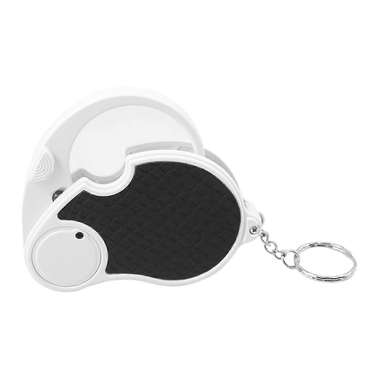 Faltlupe with LED Light Keychain Magnifier for Precise Detail Inspection of Jewelry, Eyebrows, and Small Printed Materials On the Go