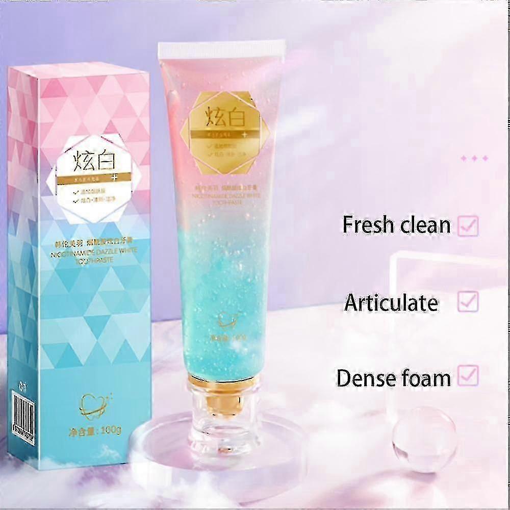 Niacinamide Whitening Toothpaste  Fresh Breath & Deep Cleansing Formula