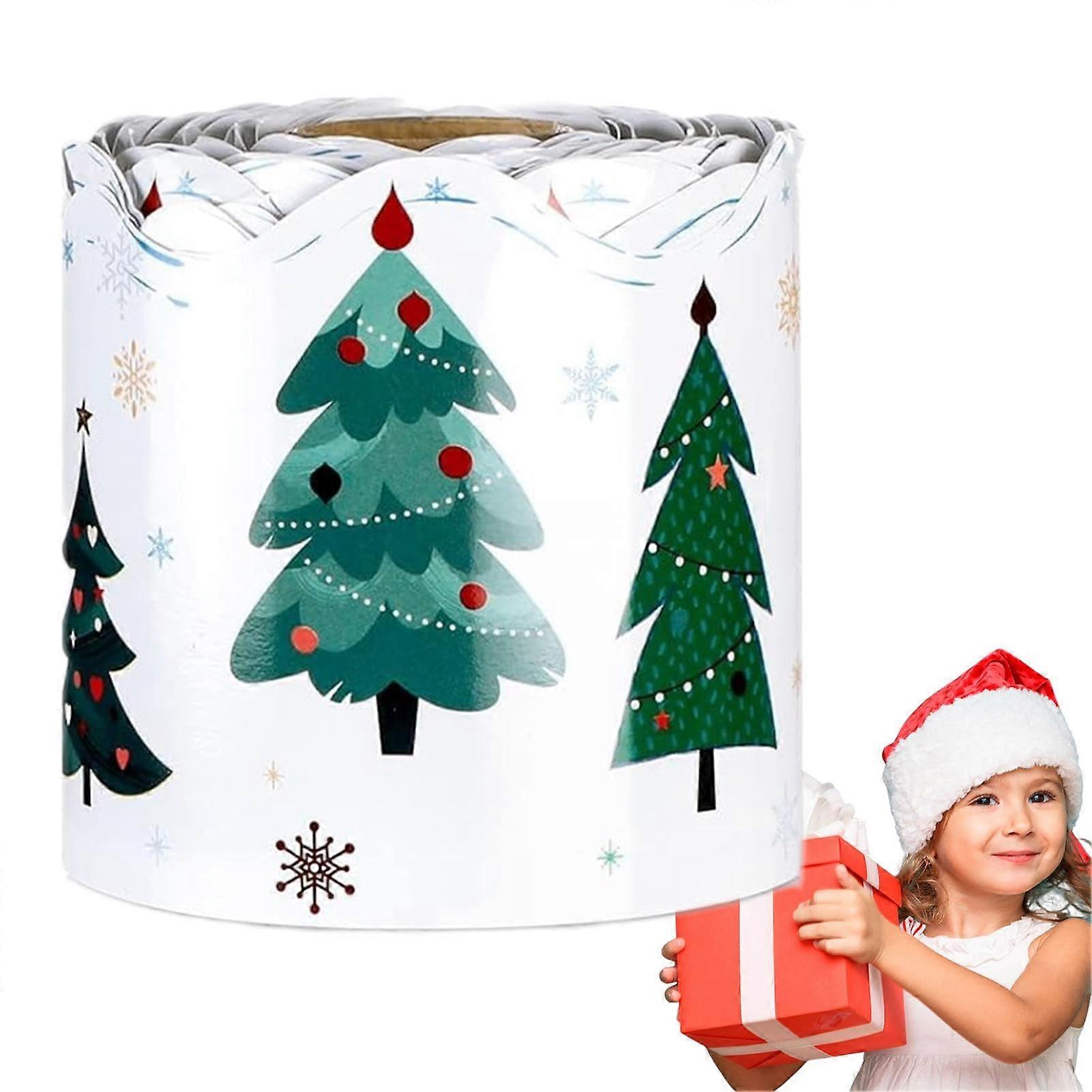 Bulletin Board Border Christmas Tree Pattern Winter Theme, 60ft Classroom Border, Holiday Bulletin Board Decoration