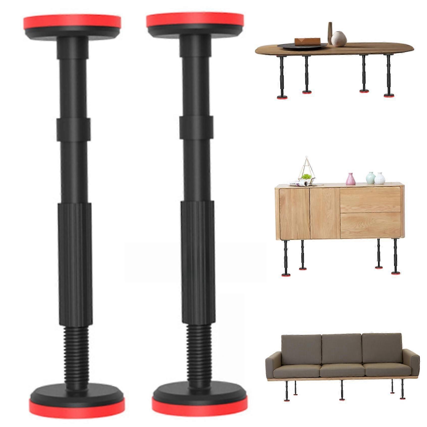 2pcs Telescopic Support Pole 7.117.3 Adjustable Support Pole 200kg Load Bearing 3rdHand System NonSlip Cabinet Installation Tools for Drywall