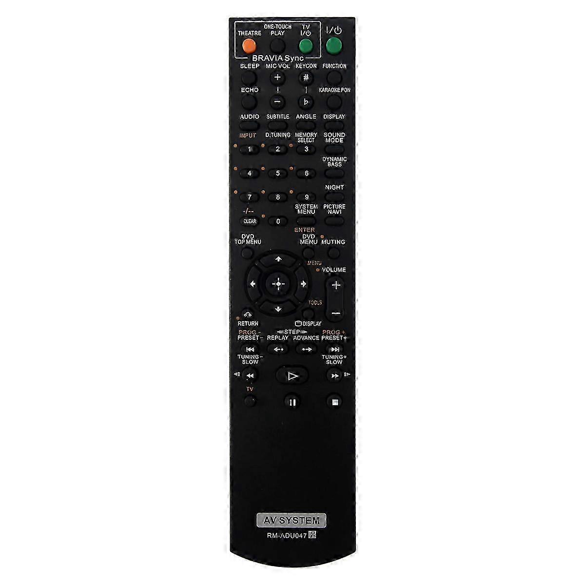 Remote for AV RM-ADU047 RM-ADU05 multimedia systems