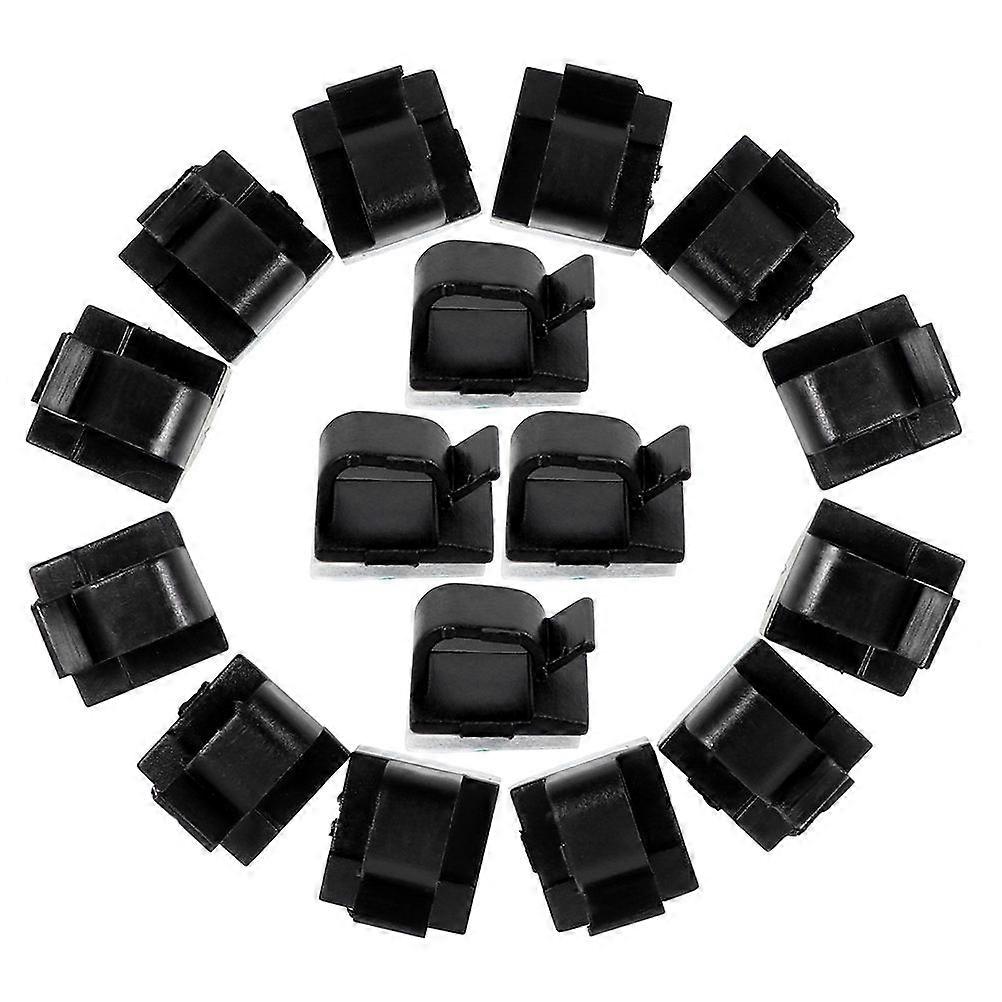 25pcs Self Adhesive Cord Management Clips, Durable Wire Organizer Fasteners for Home, Office & Car – Easy to Use, Lightweight Cable Fixing Solution