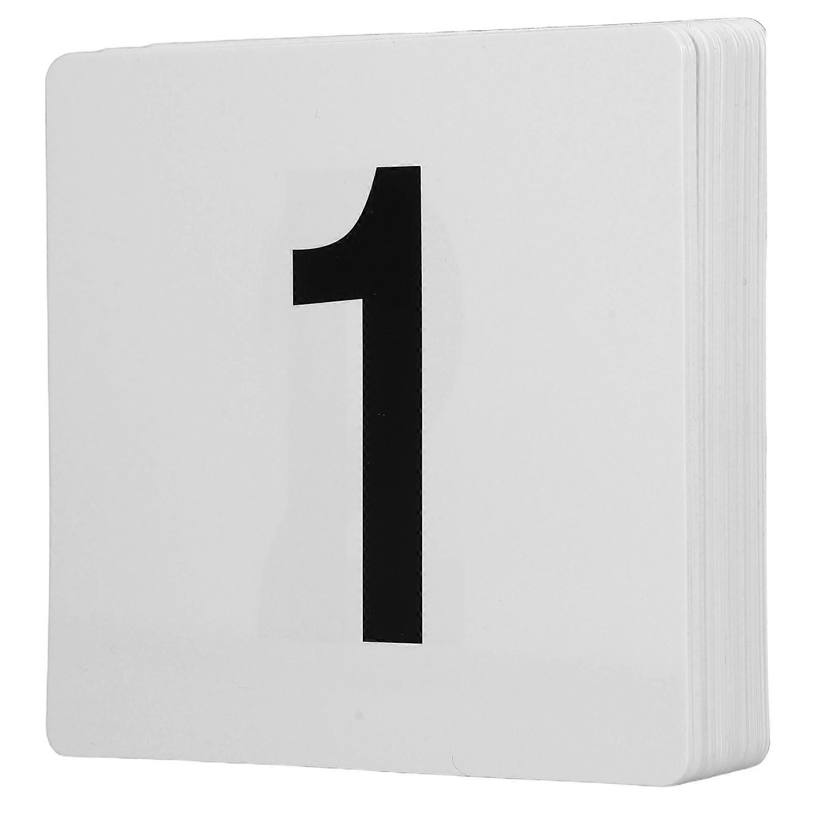 Banquet Table Numbers Seating Arrangement Event Organizers Sleek Design Rectangular 10.00X9.50X0.10CM 50Pcs