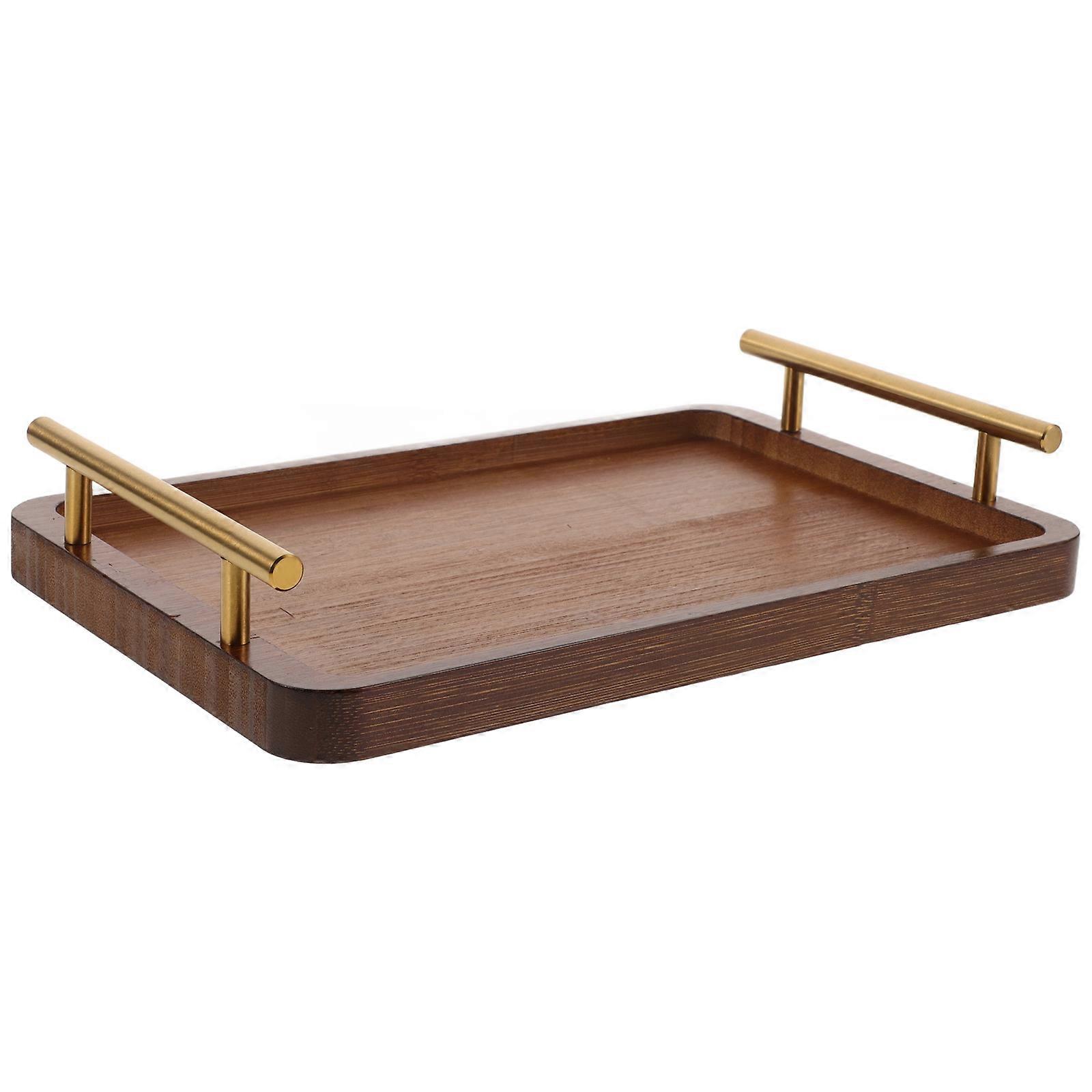 Tea Tray Wooden Serving Tray For Tea Time Simple and Modern Style 30.00X20.0cessories 1Pack