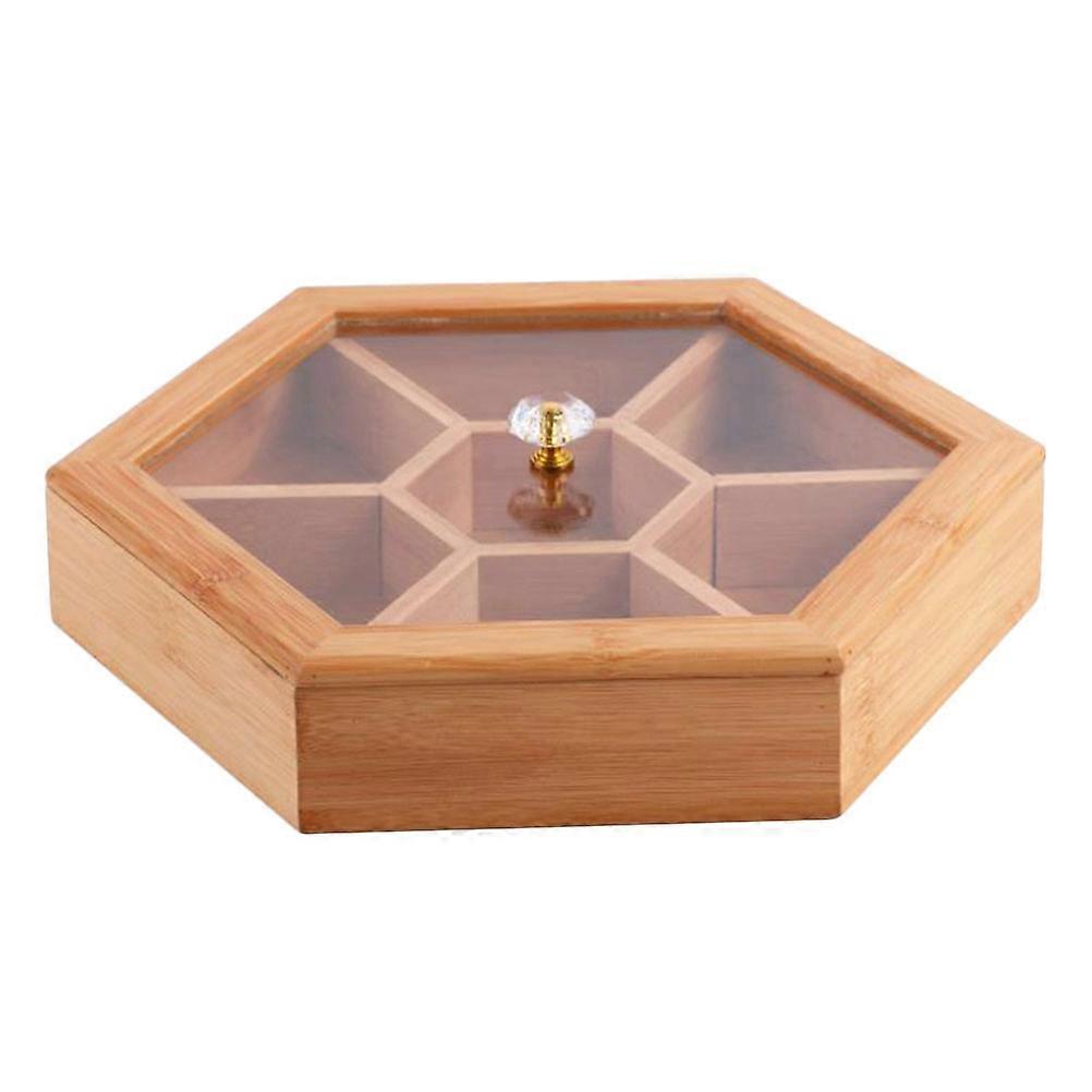 1pc Jewelry Storage Box With Lid Transparent Snack Organizer For Fruits And Nuts Home Decor Box For And Events