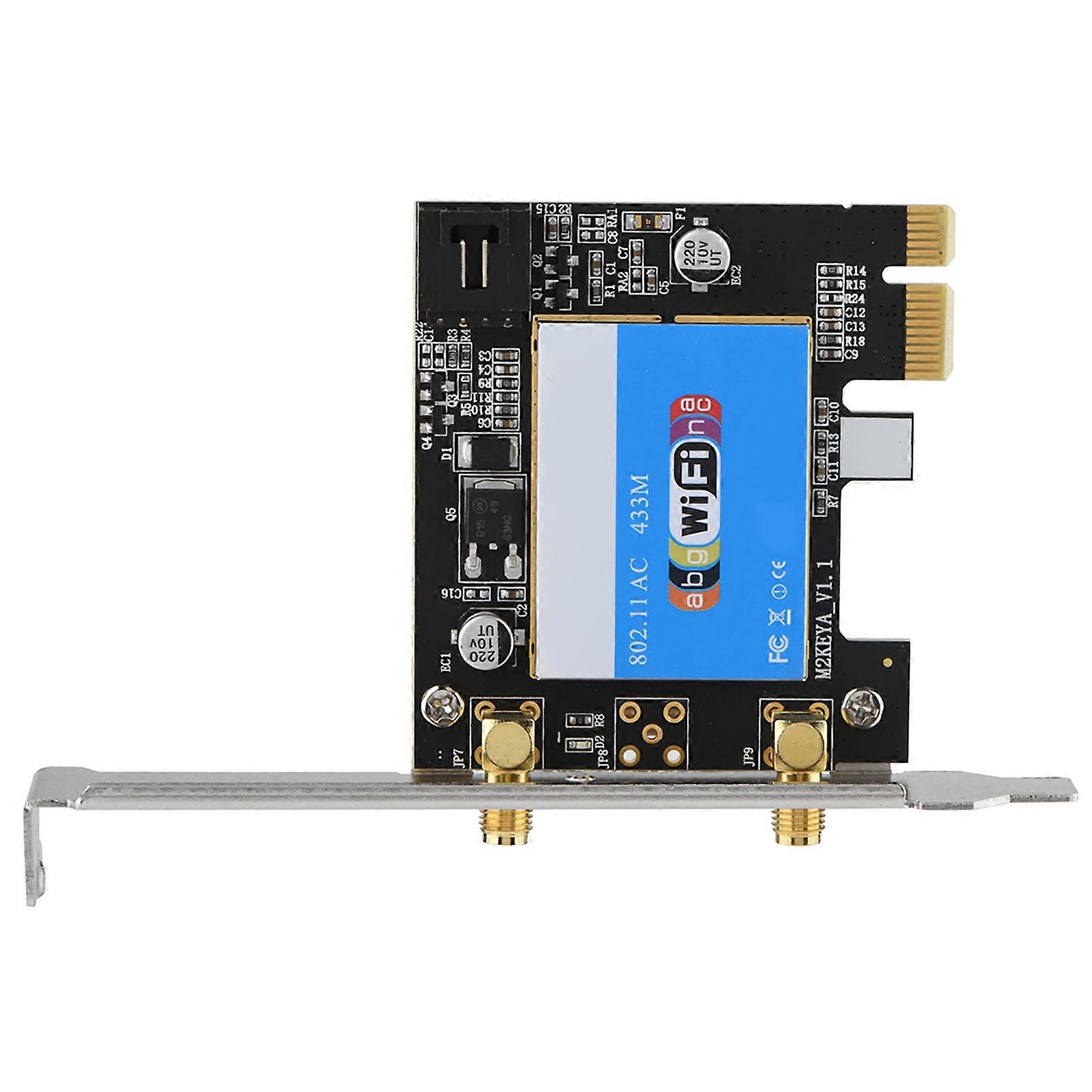 PCIE Dual Band Wireless Card 433Mbps 2.4G/5G with Bluetooth 4.0