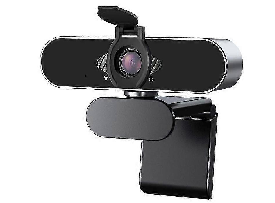 Webcam 1080P HD with Microphone & Privacy Cover, USB Web Cam with Live Streaming HD Video for Mac, PC, Computer and Laptop(Black)