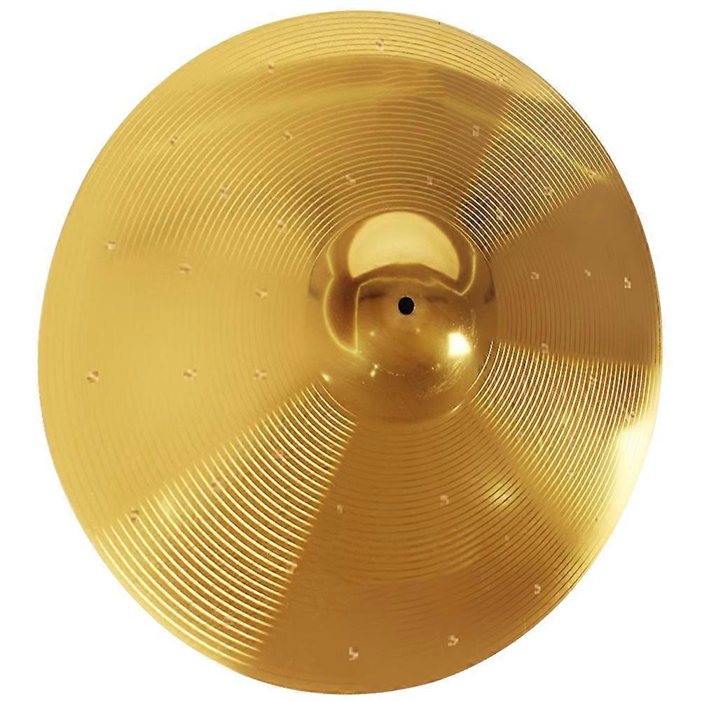 Practice Cymbals For Drums Metal Drum Set Cymbal Brass Alloy For Drum Skills Improvement Beginner Drummers 20.00X20.00X0.50cm 1Pcs