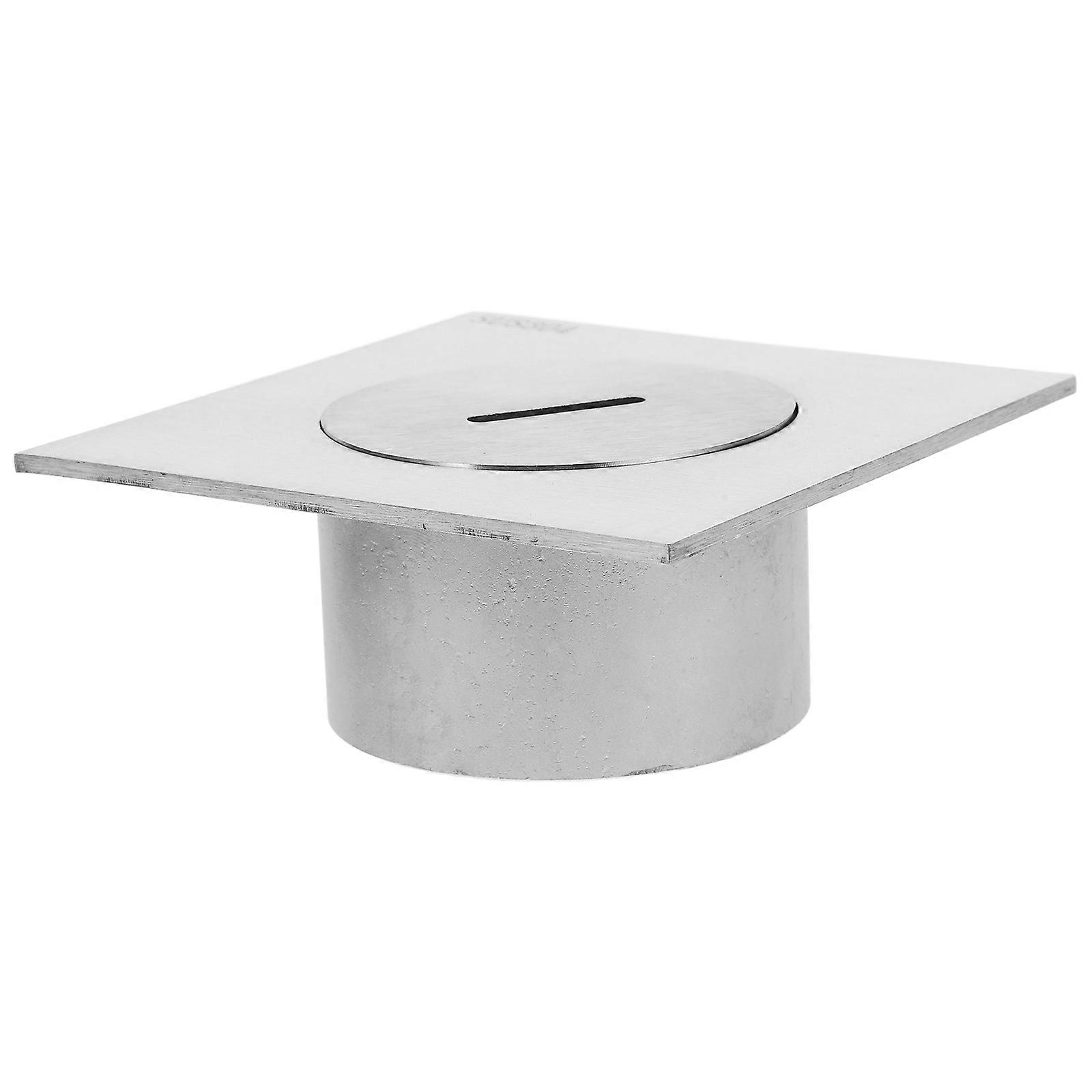 Stainless Steel Square Shower Drain Cover for Bathroom Floor Efficient Hair Catcher, Easy Installation, Clog Prevention, Elegant Design