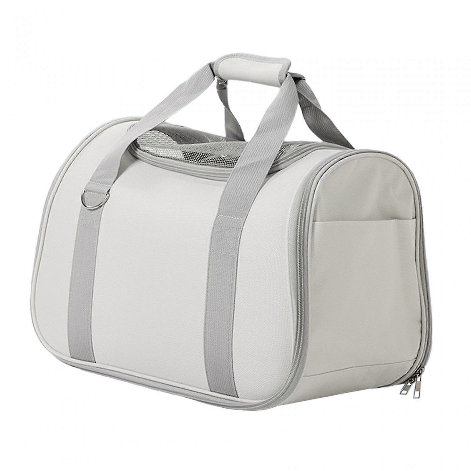 Fodable Puppy Carrier, Airline Approved Soft-Sided Cat Transport Carrier, Lightweight Pet Travel Bag, Portable Size 18"