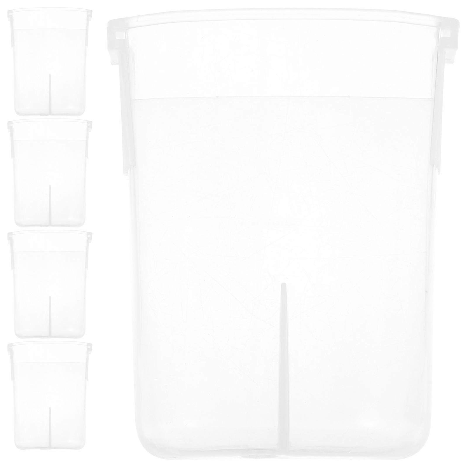 Condensation Cups For Cooker Rice Cooker Parts Electric Cooker Supply 7.5X6X2CM White PP 5Pcs