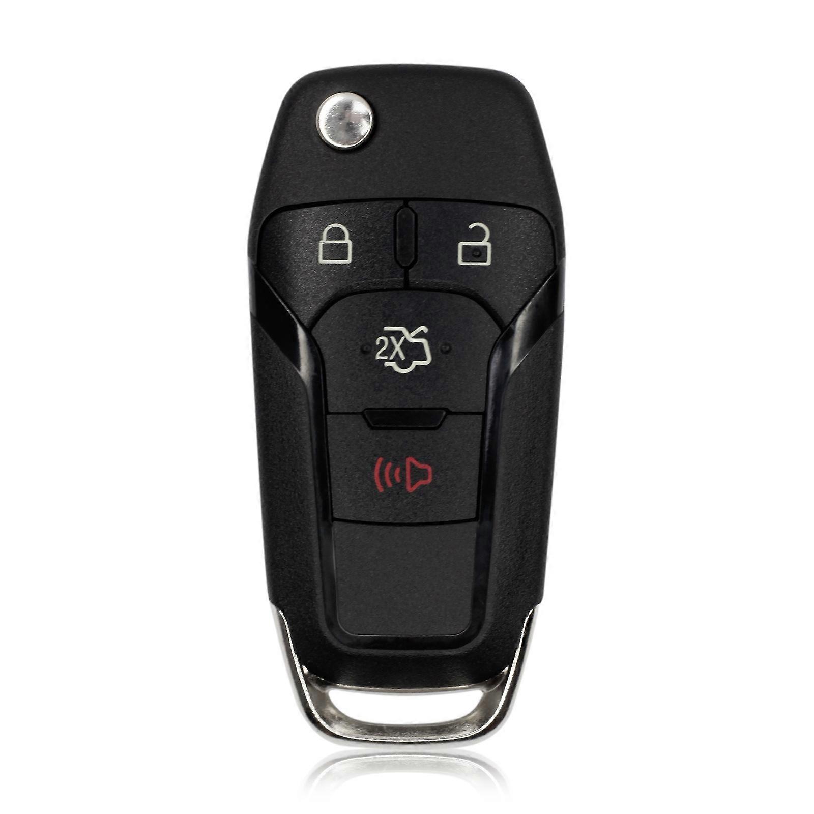 INF Car Key Shell 4 Buttons Compatible with Ford