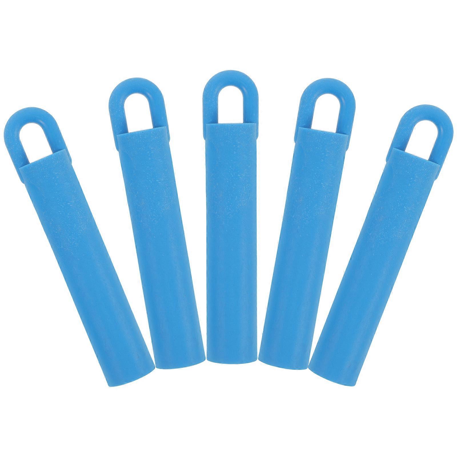 Masteelf 5pcs Billiard Stick Hanging Holder with Pool Cue Protectors and Wall Hanger