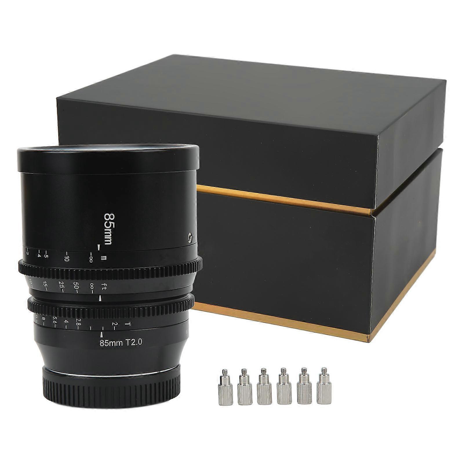 7 Artisans 85mm T2.0 Large Aperture Full Frame Cine Lens Manual Focus R Mount Cinema Lens For RED