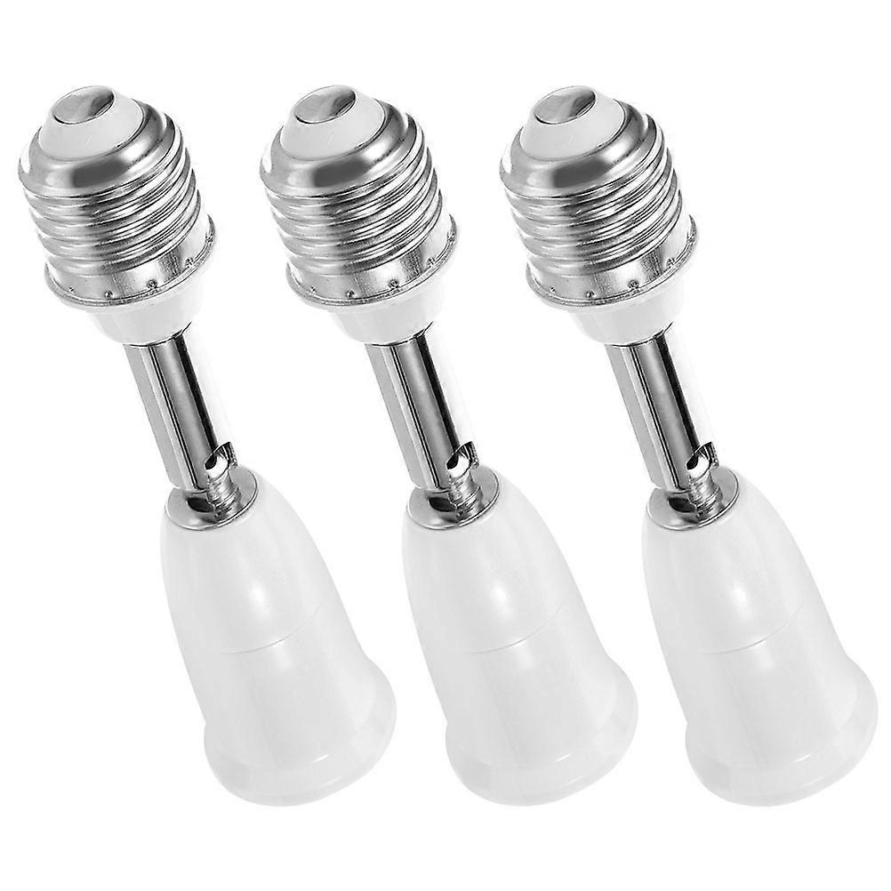 Bulb Socket Extender Adapter Light Bulb Sockets Extender Enhanced Brightness For Basement 3Pcs