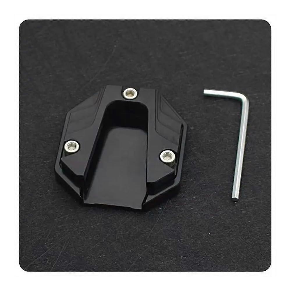 Motorcycle Side Stand Pad Aluminum Alloy Stand Extender Foot Support Plate Compatible with Various Models