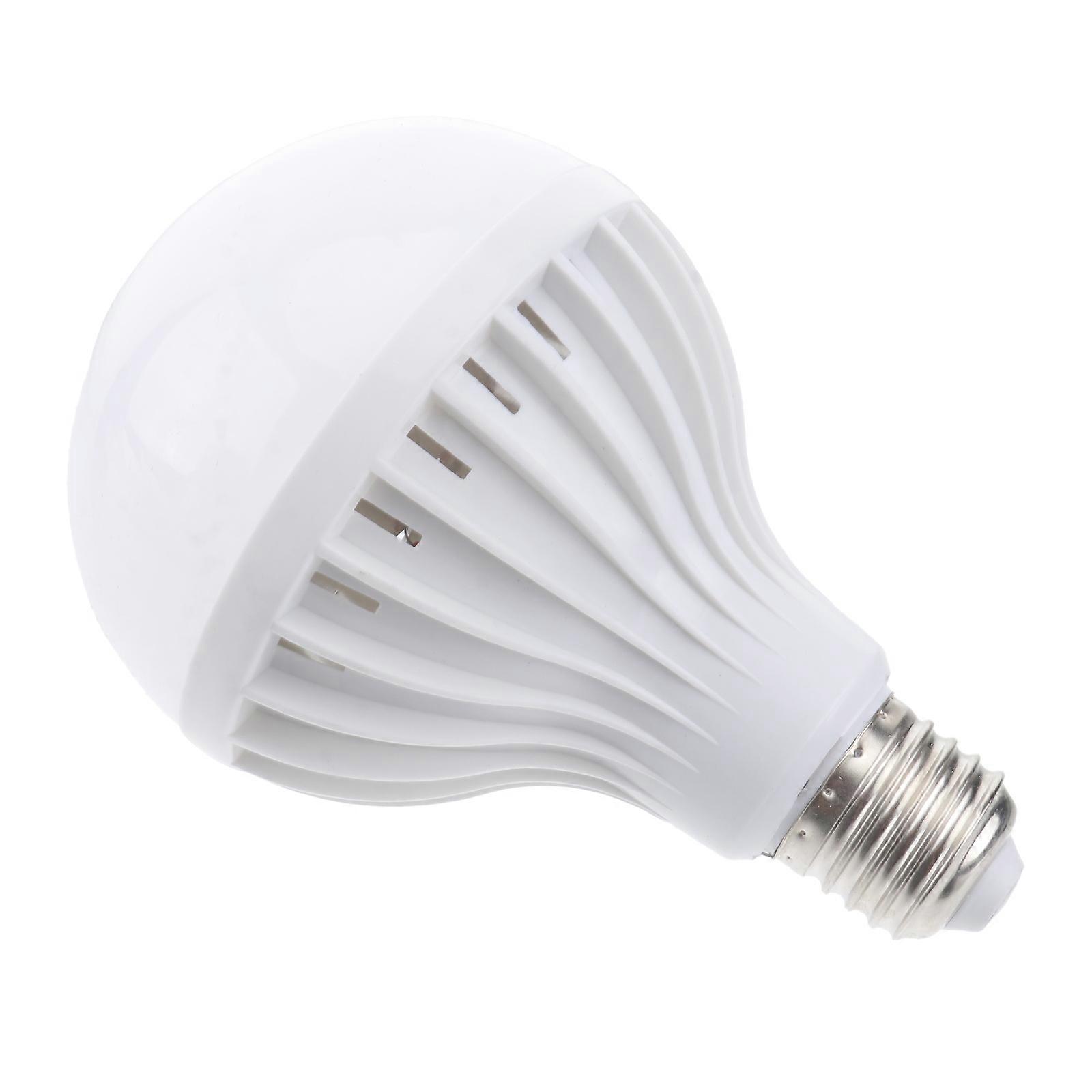 Light Sensitive Light Bulbs E27 12W 6500K Auto Sound Sensor LED Globe Bulb For Indoor 1Pcs
