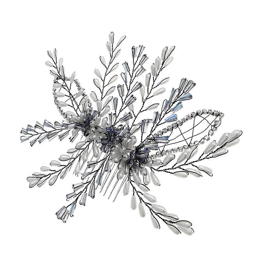 結婚式やパーティーのためのスタイリング装飾アクセサリーのための女性サイドヘアコームエレガントな手作り1セット