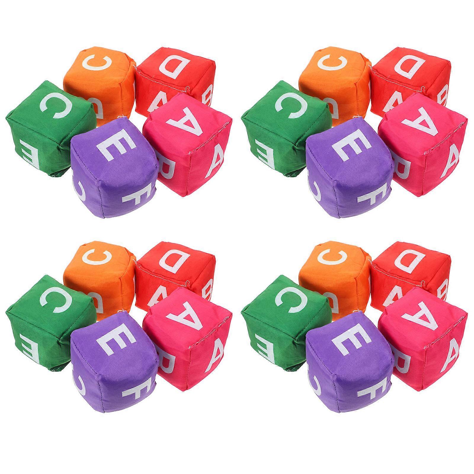 20pcs Lightweight Alphabet Canvas Bean Bags for Outdoor Indoor Throwing Game – Fun Educational Toy for Preschool Learning and Birthday Parties
