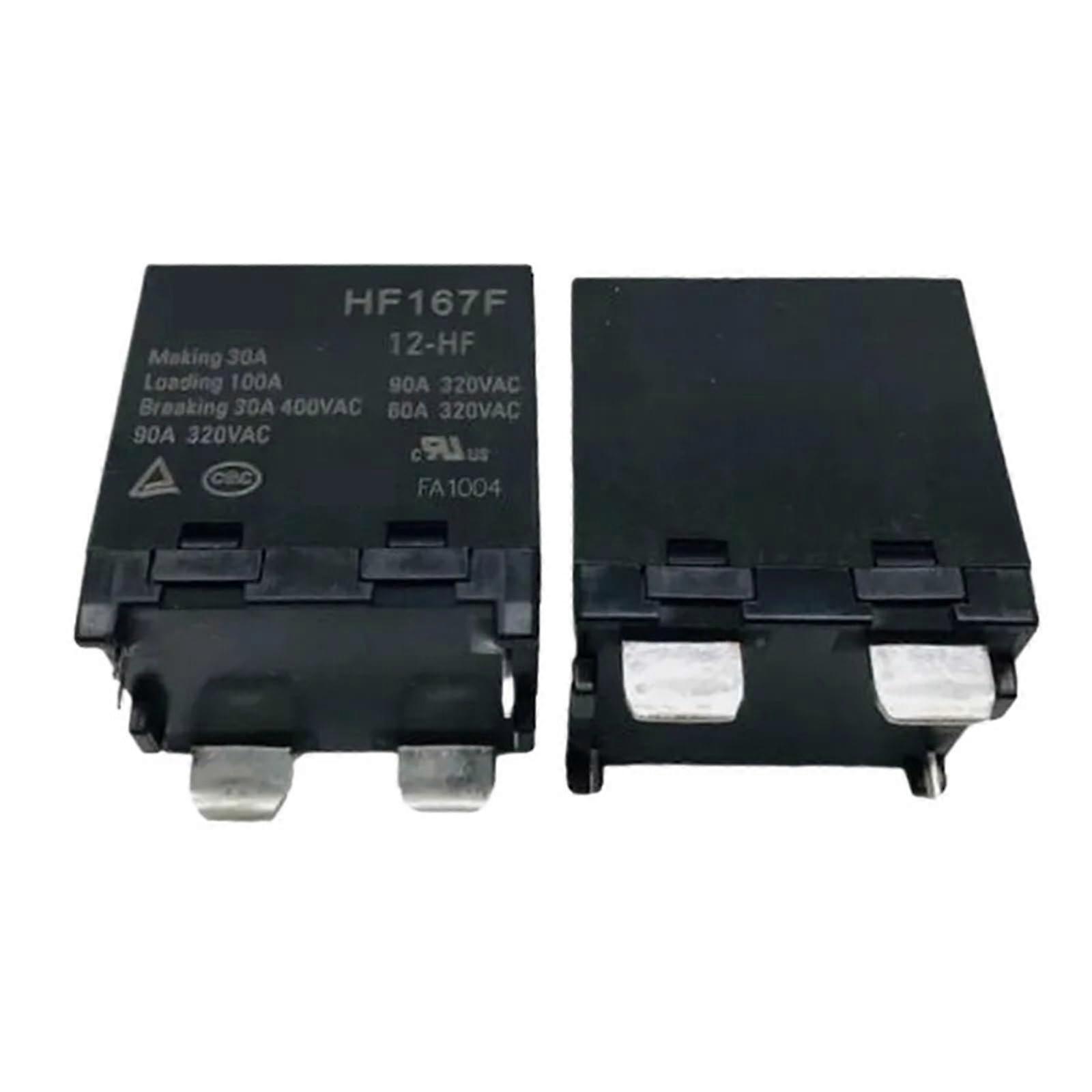 HF167F 12HF HF167F 12HF 12V 12DCV DCV12 90A 4PIN Relay (1PCS)